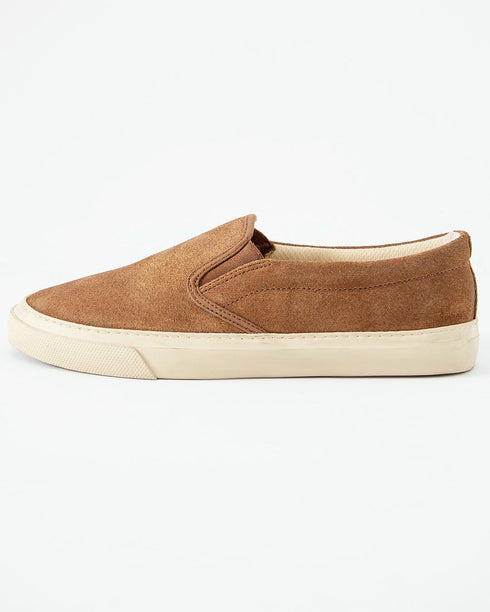 SUEDE LEATHER SLIP ON SHOES